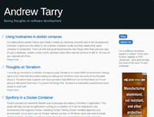Tablet Screenshot of andrewtarry.com